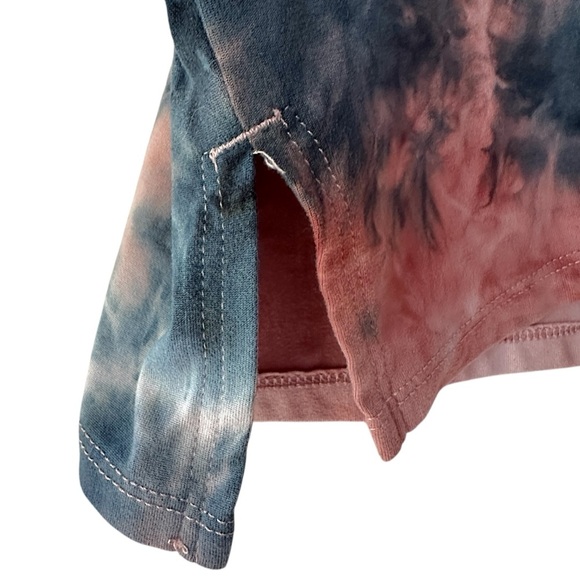 KYODAN | NWOT TIE-DYED SOFT JERSEY LOUNGE CROP OVERSIZED HOODIE | MEDIUM - Picture 6 of 9